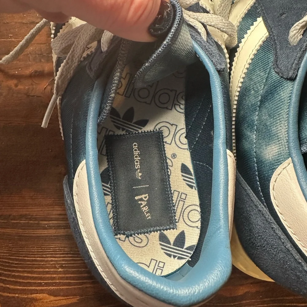 Adidas TRX Vintage Parley‎ Gym Shoe Bleached Navy White Men’s Size 11.5